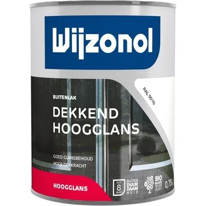 Wijzonol Dekkend Hoogglanslak RAL 9010 0,75 Liter