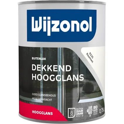 Wijzonol Dekkend Hoogglanslak 9235 Roomwit 0,75 Liter