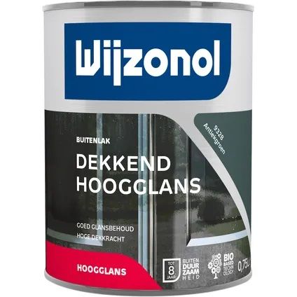 Wijzonol Dekkend Hoogglanslak 9328 Antiekgroen 0,75 Liter