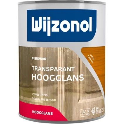 Wijzonol Transparant Hoogglanslak 3105 (grenen) 0,75 Liter