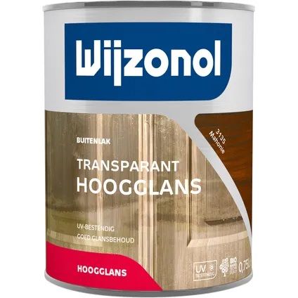 Wijzonol Transparant Hoogglanslak 3135 (mahonie) 0,75 Liter