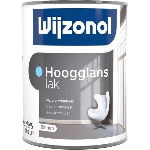 Wijzonol Hoogglanslak Waterverdunbaar BW 1,0 Liter