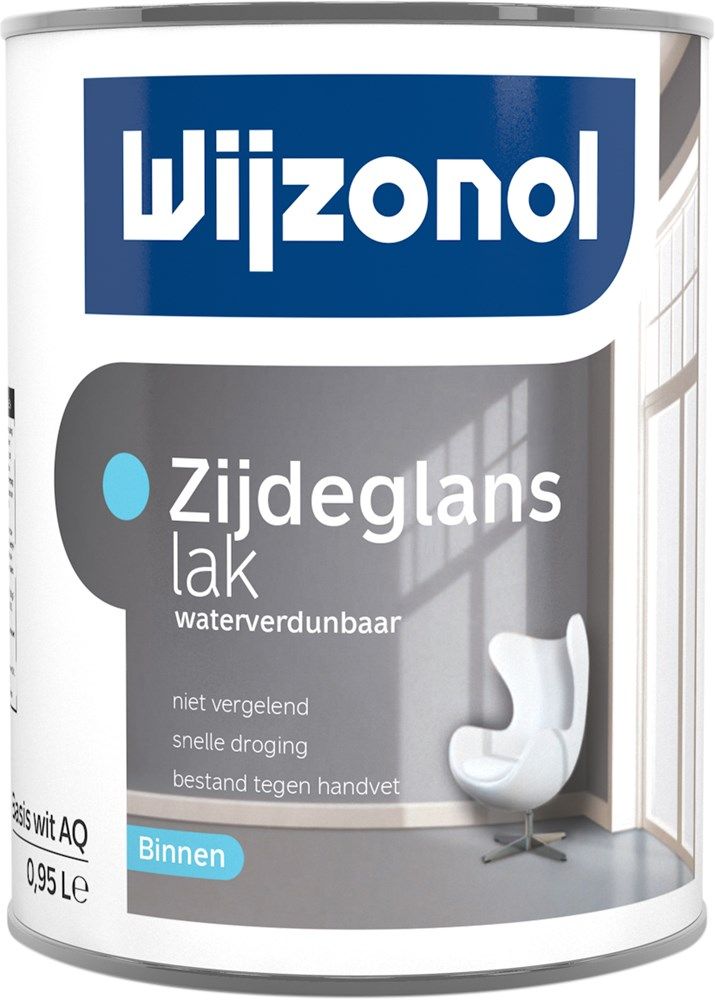 Wijzonol Zijdeglanslak Waterverdunbaar BW 1,0 Liter