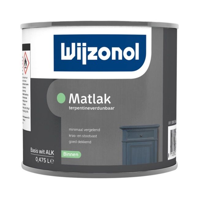 Wijzonol Matlak Terpentineverdunbaar BW 0,5 Liter