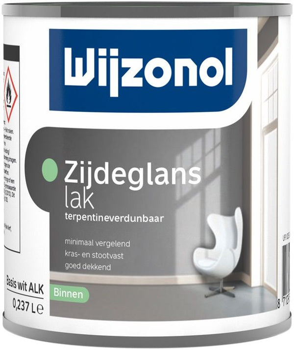 Wijzonol Zijdeglanslak Terpentineverdunbaar BW 0,25 Liter