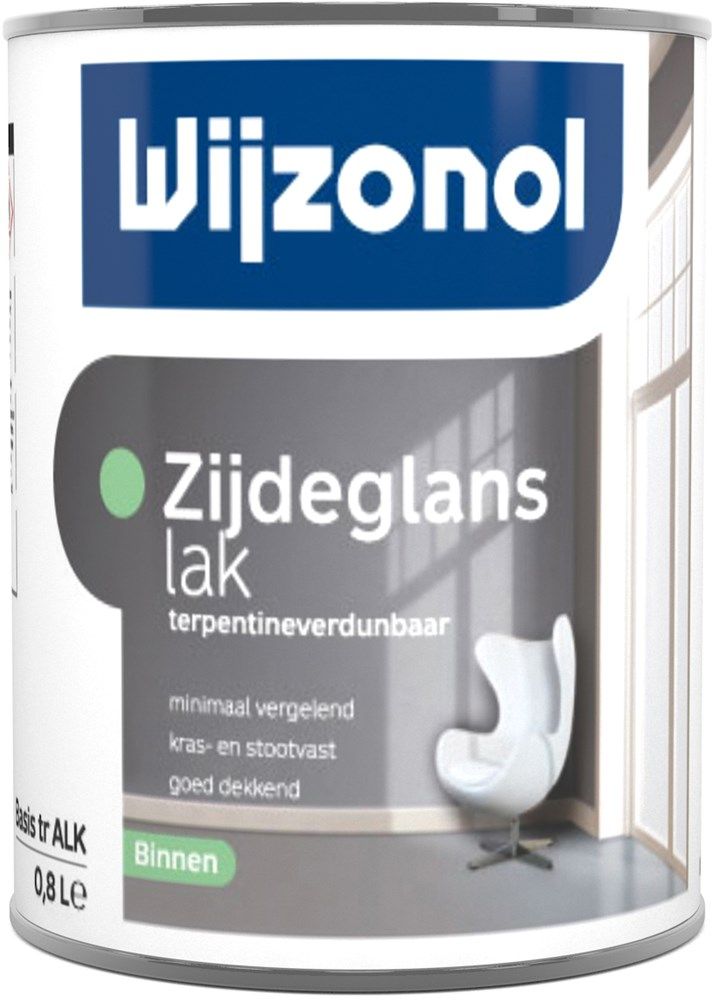 Wijzonol Zijdeglanslak Terpentineverdunbaar BW 0,5 Liter