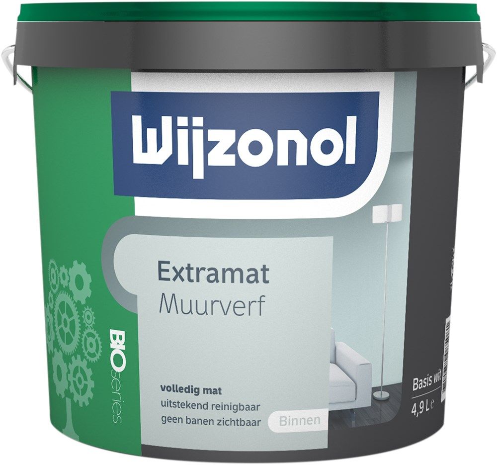 Wijzonol Muurverf Extramat BIOseries BW 5,0 Liter