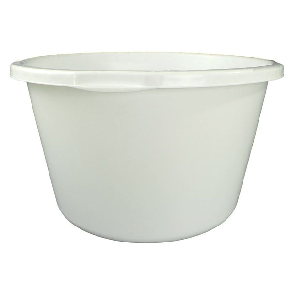 Gripline-D durable Kuip 40 L wit met 4 handgrepen en literscala