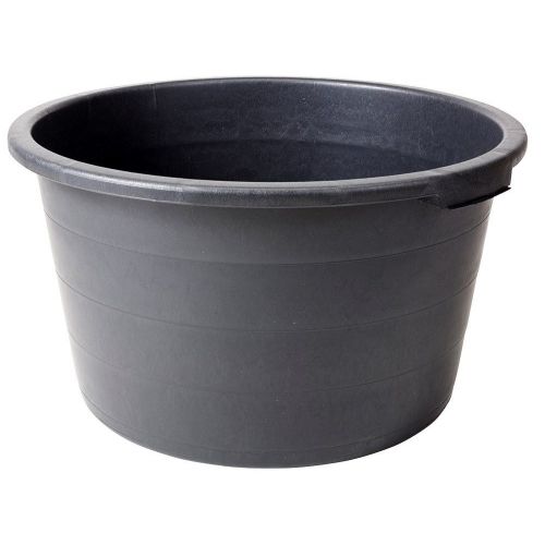 GRIPLINE-X Kuip 65 liter zwart met 2 handgrepen