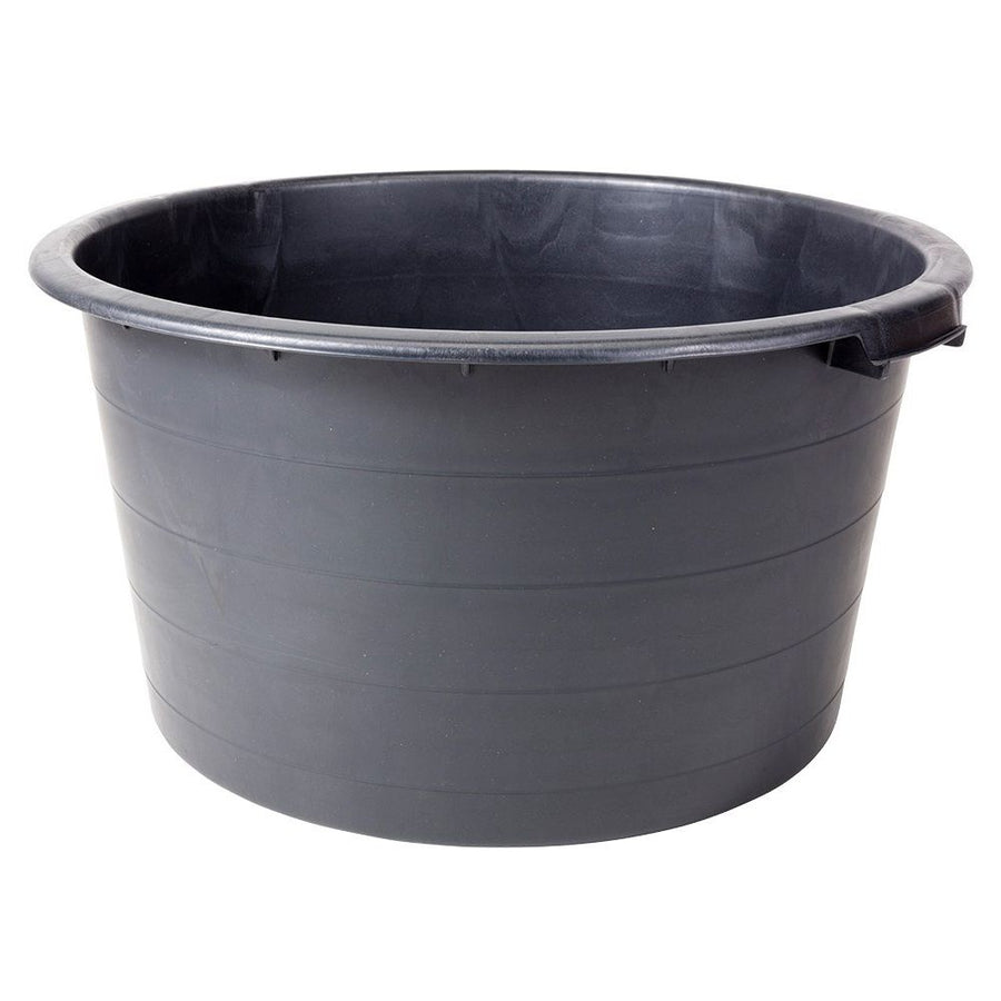 GRIPLINE-X Kuip 90 liter zwart met 2 handgrepen