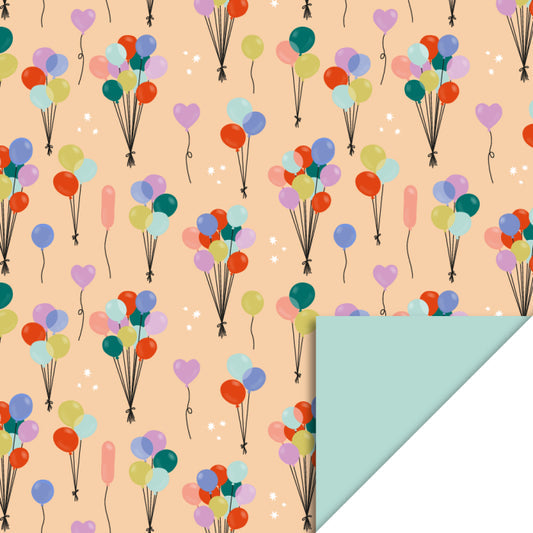 Balloons Peach - Pistache