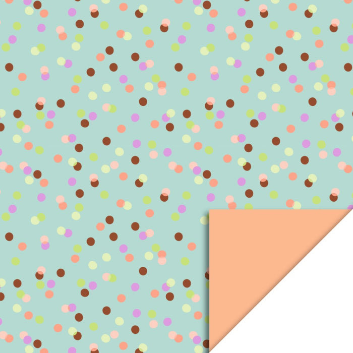 Party Confetti Pistache - Peach