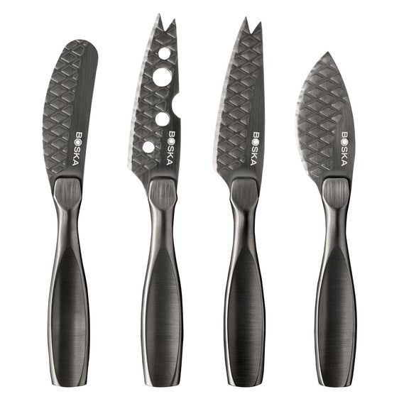 Cheese Knife Set Mini Monaco+ Black