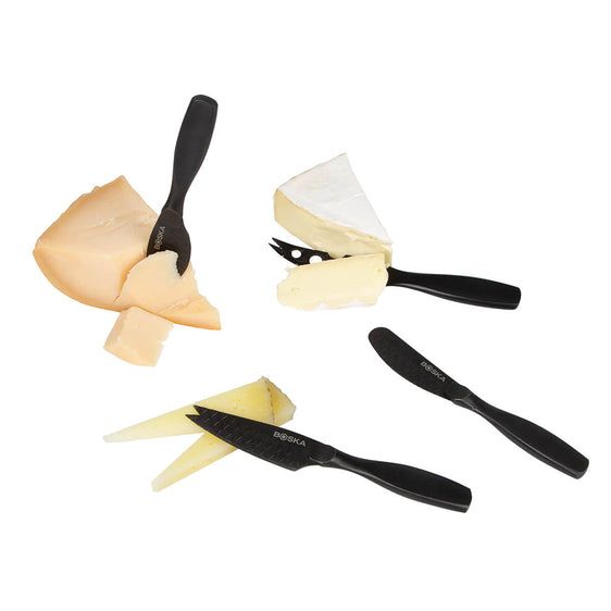 Cheese Knife Set Mini Monaco+ Black