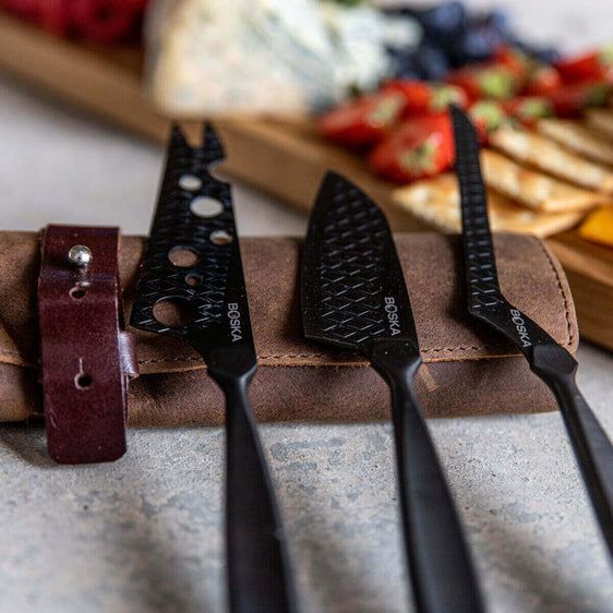 Cheese Knife Set Monaco+ Black