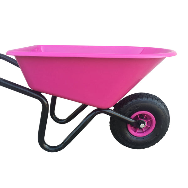 Kinderkruiwagen fuchsia - bak 60 x 44 x 25/15 cm