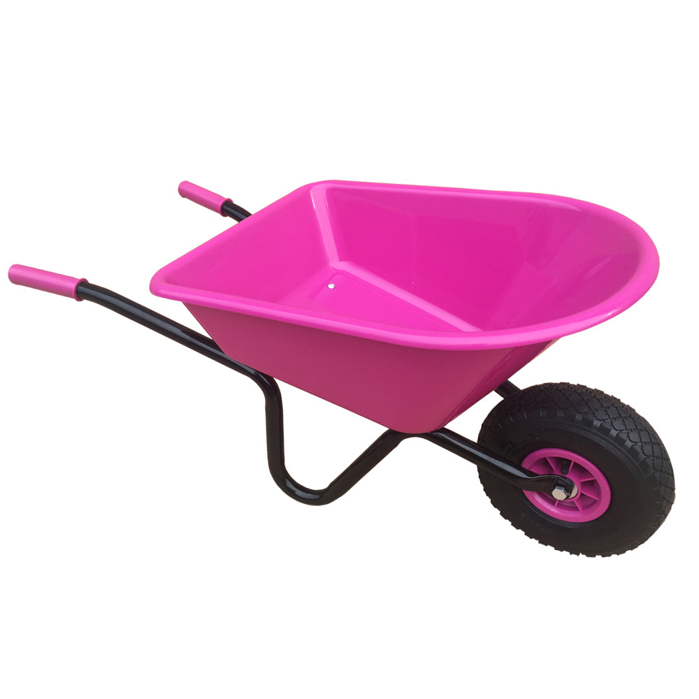 Kinderkruiwagen fuchsia - bak 60 x 44 x 25/15 cm