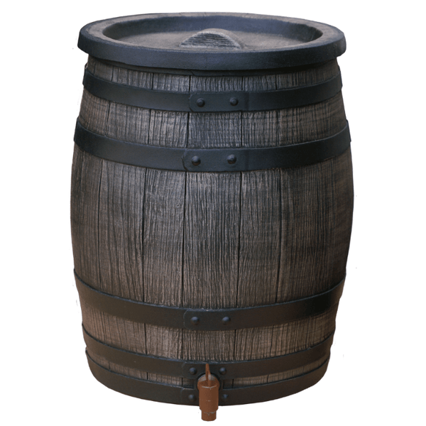 Roto regenton 50 liter ø 42 x h.54 cm bruin