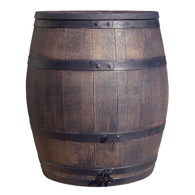 Roto regenton 240 liter ø 70 x h.86 cm bruin