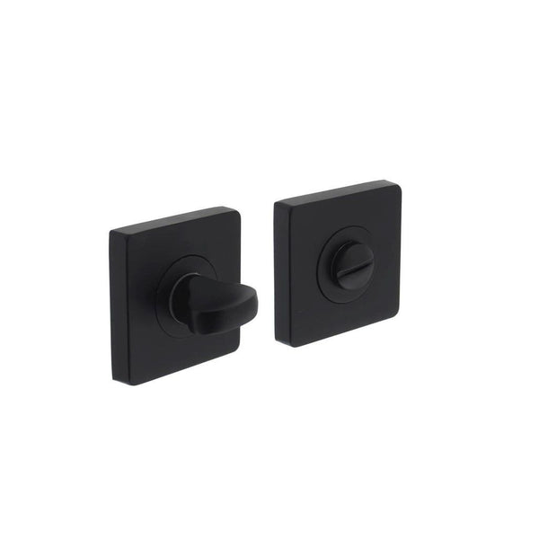 WC-sluiting verdekt 55x55x10mm met nokken en stift 8x8mm zwart