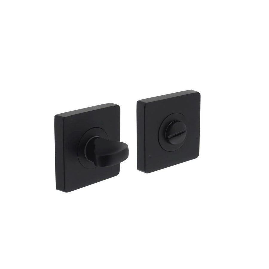 WC-sluiting verdekt 55x55x10mm met nokken en stift 8x8mm zwart