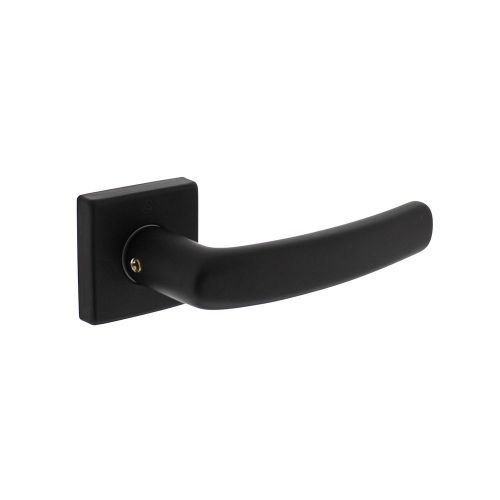 Deurkruk Denham met rozet verdekt 50x50x10mm met nokken zwart