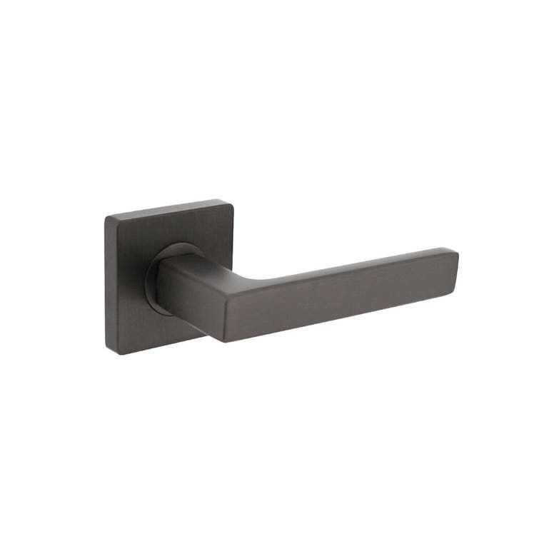 Deurkruk Hera op rozet verdekt 55x55x10mm met nokken antraciet grijs