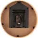 Wall clock natural cuckoo birch wood mouse grey