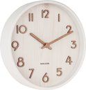 Wall clock Pure small basswood white
