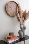 Wall clock Pure medium dark basswood