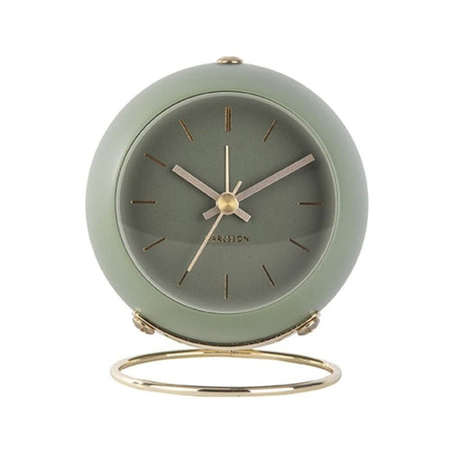 Alarm clock Globe moss green, Des.Armando Breeveld