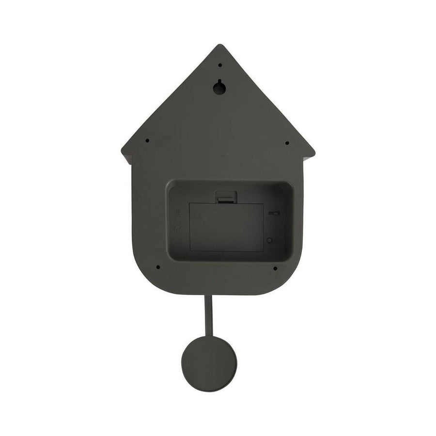 Wall clock Modern Cuckoo ABS jungle green