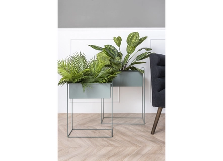 Bloempot Essence Straight groen (set van 2)