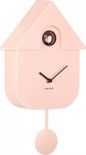Wall clock Modern Cuckoo ABS soft pink