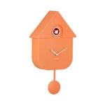Wandklok Modern Cuckoo oranje