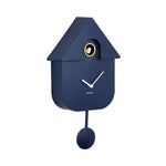 Wandklok Modern Cuckoo donkerblauw