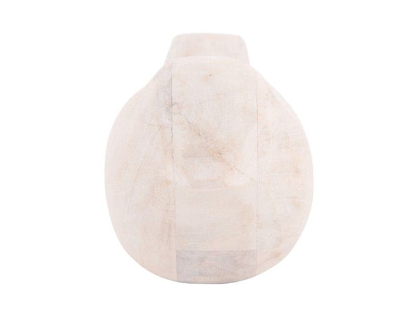 Statue Bird mango wood white wash