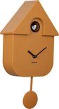 Wall clock Modern Cuckoo ABS ochre yellow