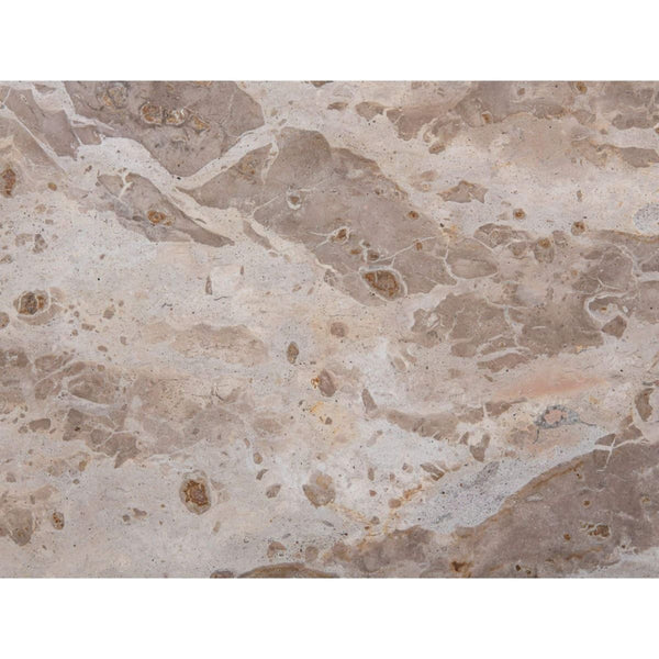 Table Force wide marble brown, mango wood base