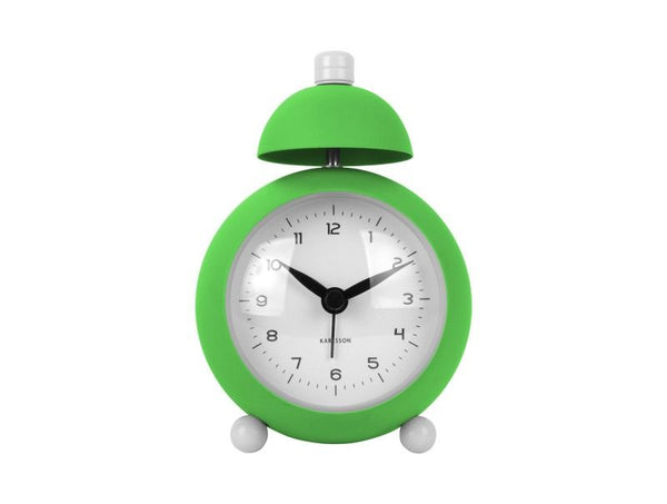 Alarm clock Chaplin iron matt bright green