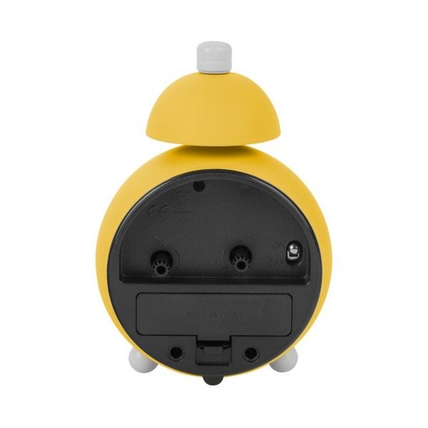 Alarm clock Chaplin iron matt bright yellow