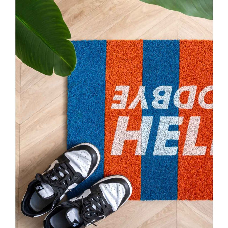 Deurmat Hello Goodbye