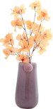 Vase Bolita glass medium soft purple w. soft pink