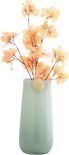 Vase?Bolita?glass?large?grayed?jade?w.?soft?yellow