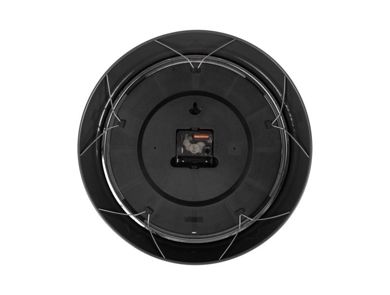 Wall clock Modern Retro black