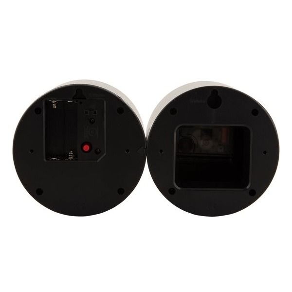 Wall clock Duo Cuckoo chrome plated