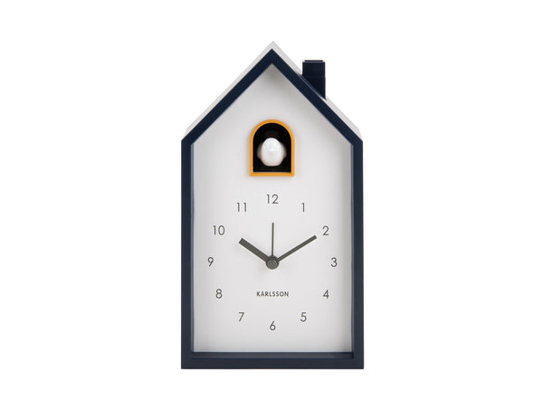 Wekker Modern Cuckoo donkerblauw