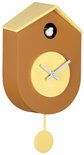 Wall clock Grato Cuckoo black w. warm grey