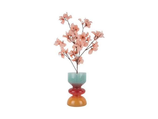 Vase Summer Vibes glass small multi colour