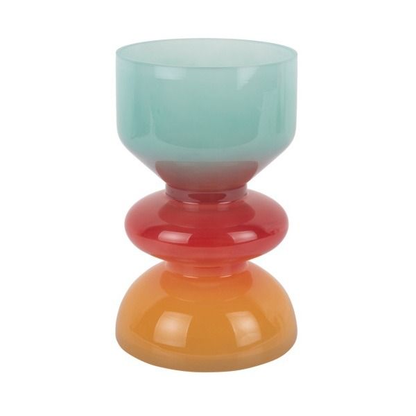 Vase Summer Vibes glass small multi colour
